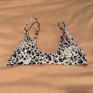 Shein leopard bikini top